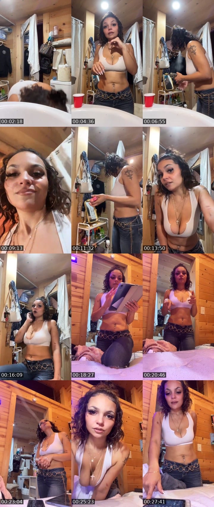 Contact-sheet preview of NastyMazi's Liveme recording
