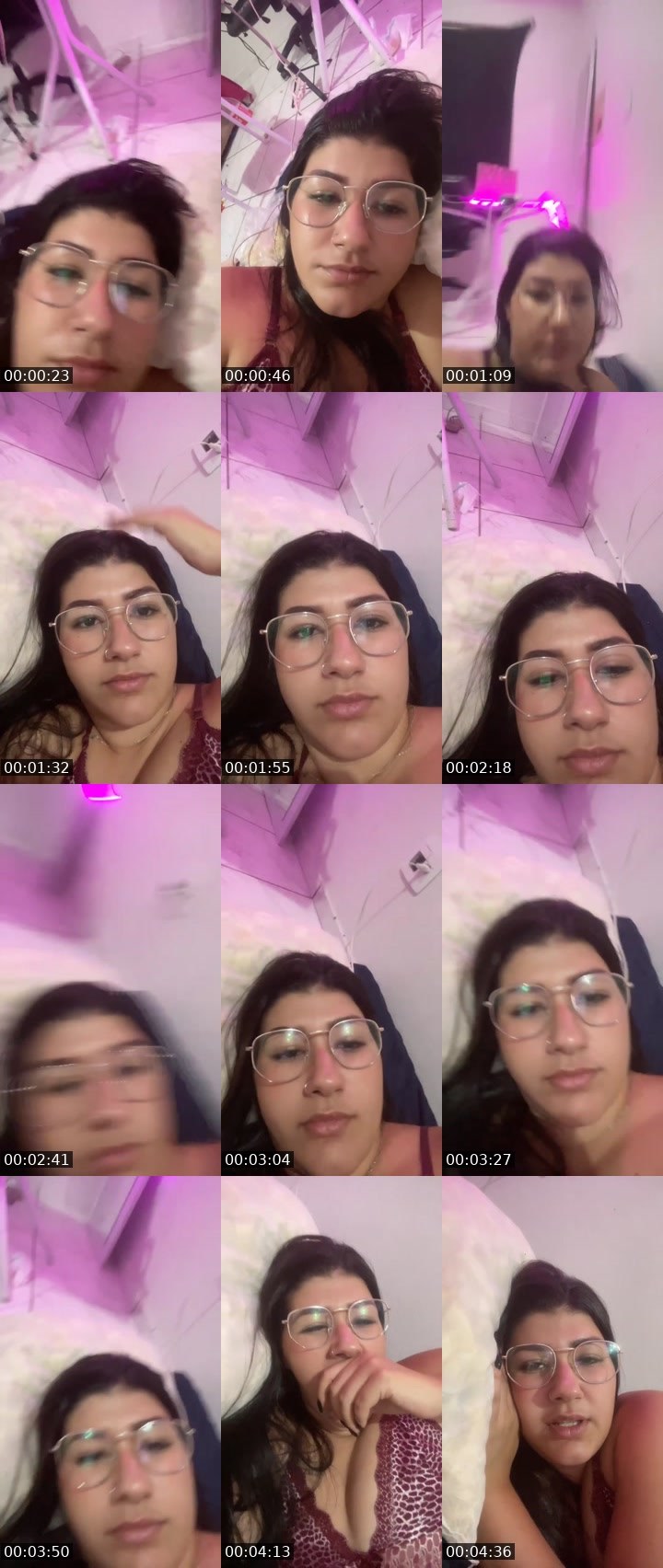 Contact-sheet preview of Izzy_cam's Liveme recording