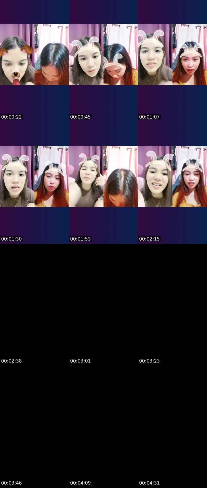 Contact-sheet preview of pumi🌸 👼🏻ᴬᴬ's Liveme recording