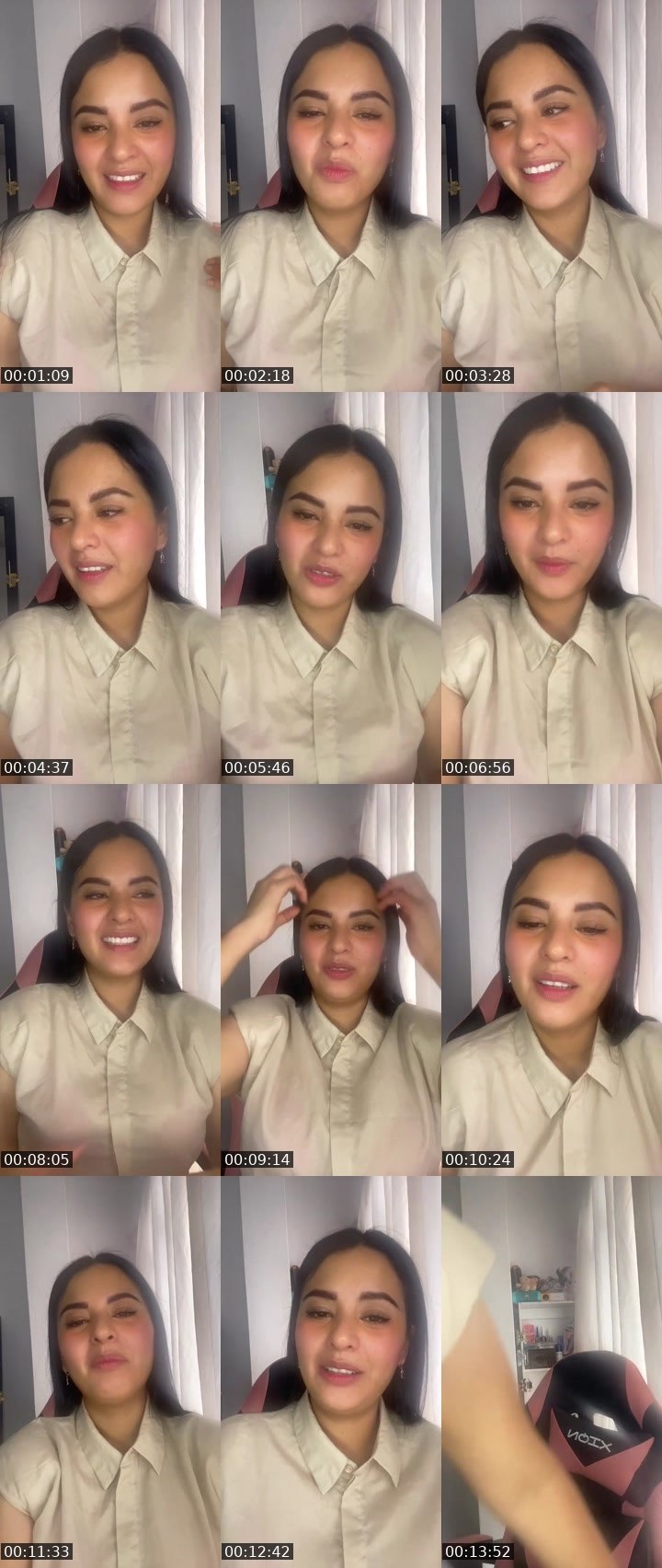Contact-sheet preview of 🌐Margeory's Liveme recording