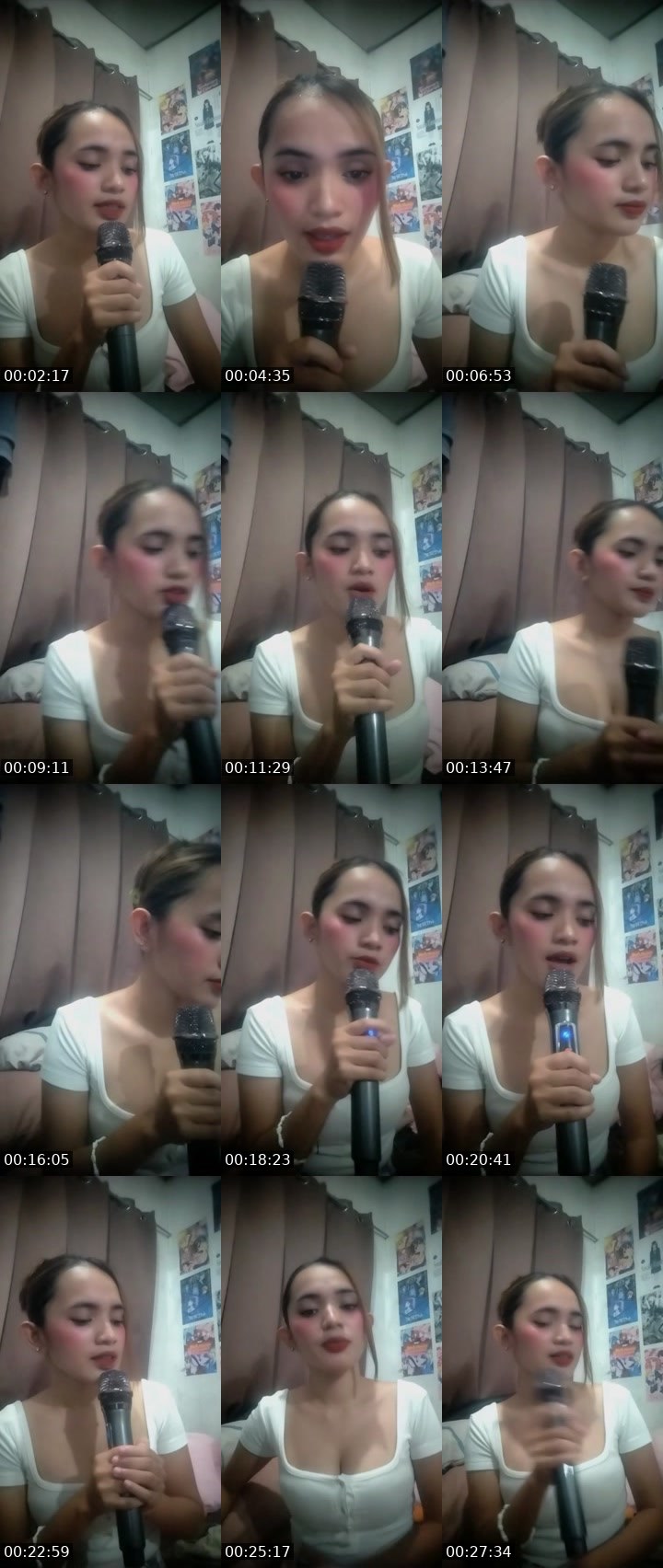 Contact-sheet preview of ᴵᴬ💎Cazumi🌷's Liveme recording