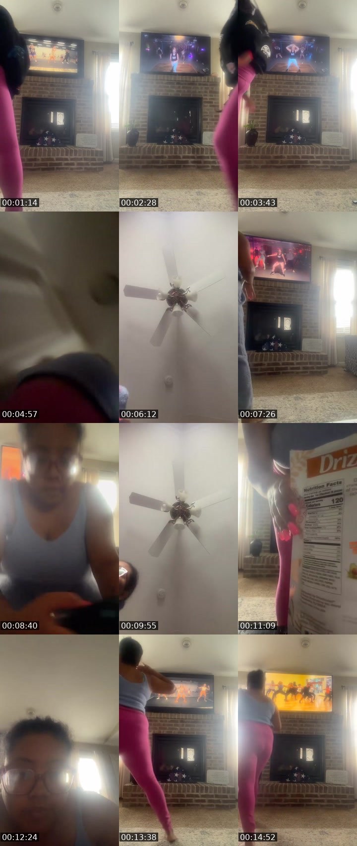 Contact-sheet preview of Tyarra 24's Liveme recording