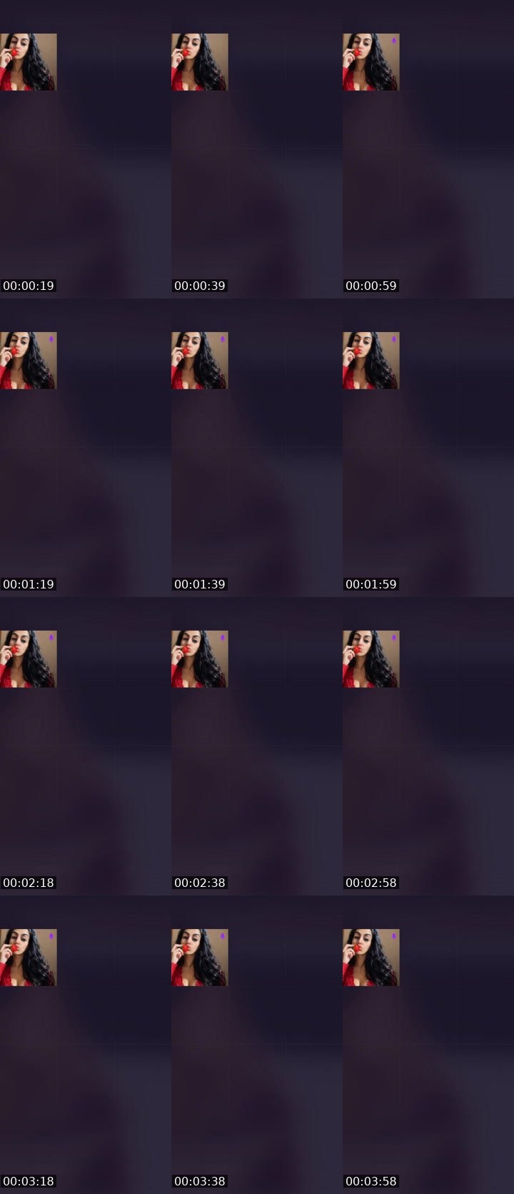 Contact-sheet preview of 𝐌𝐘𝐒𝐓𝐄𝐑𝐘 🐝's Liveme recording
