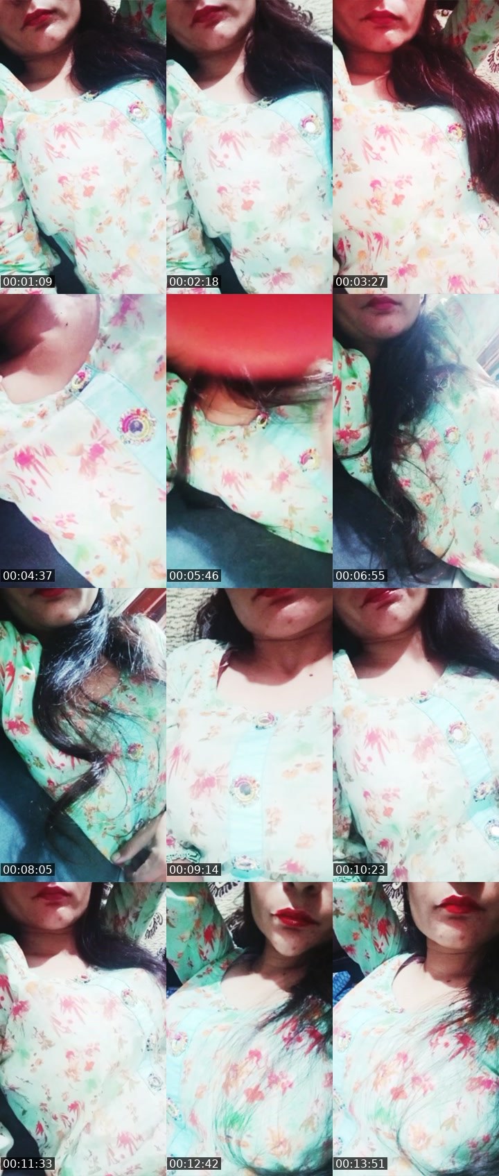 Contact-sheet preview of ashu jan's Liveme recording