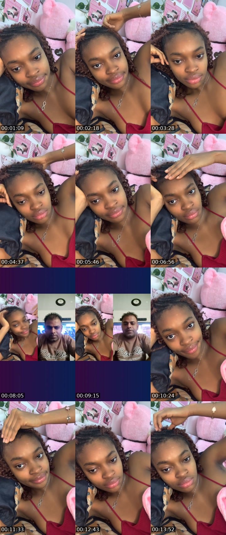 Contact-sheet preview of Mafia Queen 👸💗🦍's Liveme recording