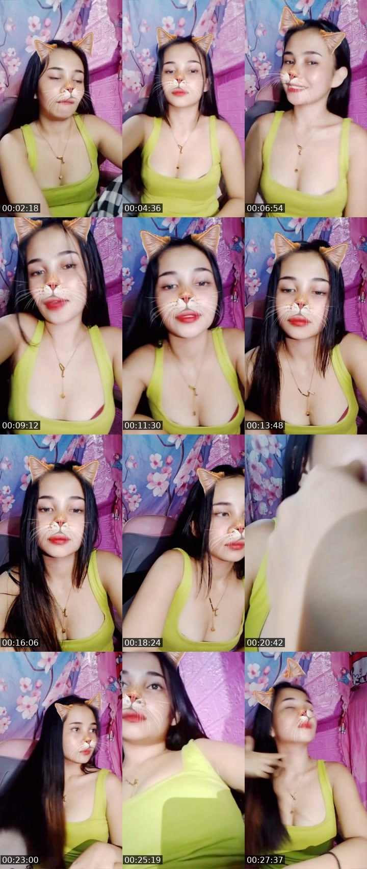 Contact-sheet preview of 2k👸Jess🦄's Liveme recording