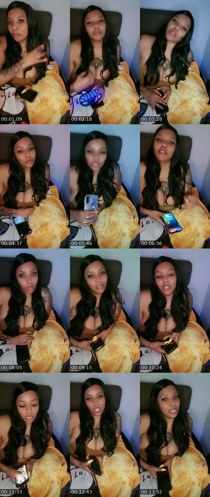 Contact-sheet preview of KenyanPrincess💋's Liveme recording