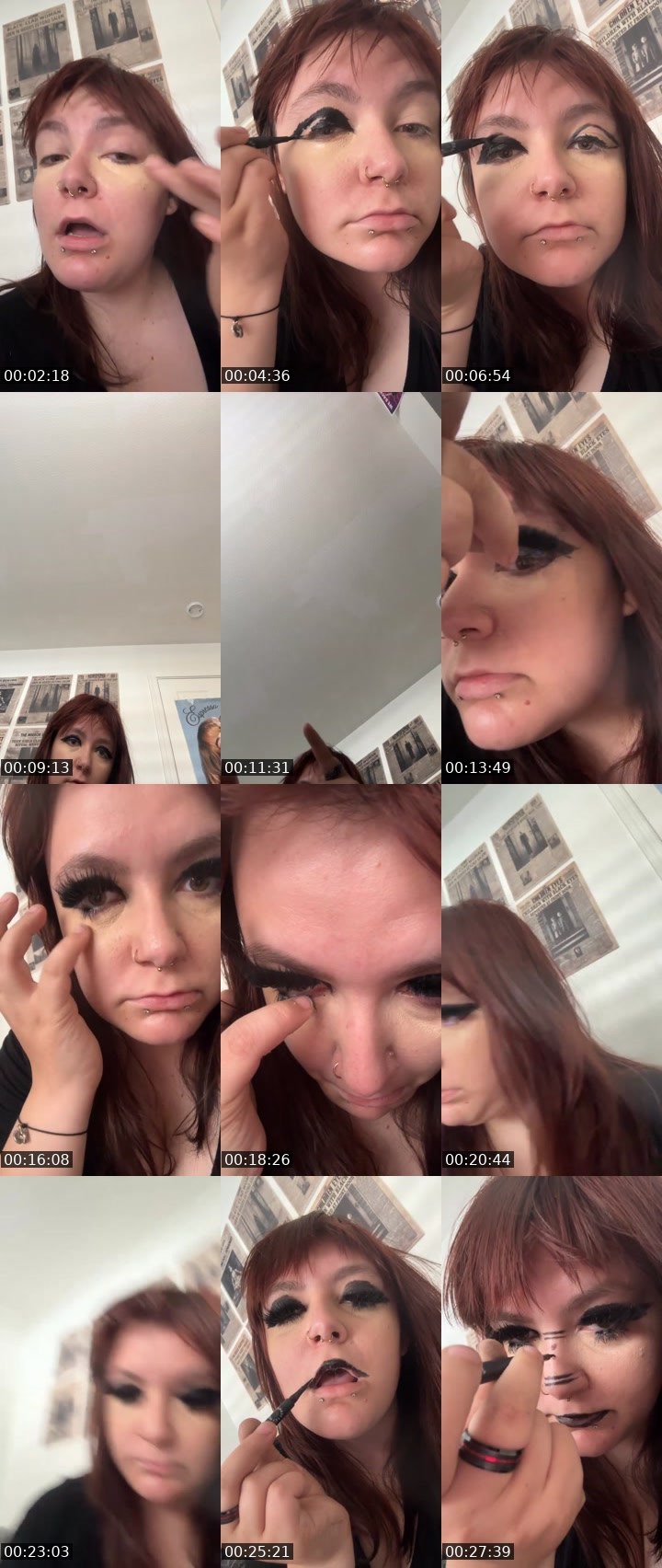 Cover for Doing makeup and drawing w/ tunes