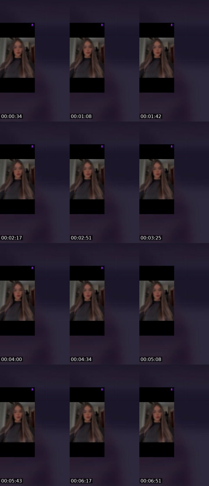 Contact-sheet preview of 𝓜𝓪𝔂𝓲𝓽𝓪ᥫ᭡.'s Liveme recording