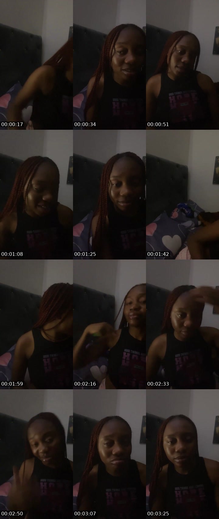 Contact-sheet preview of Prezika❤️'s Liveme recording