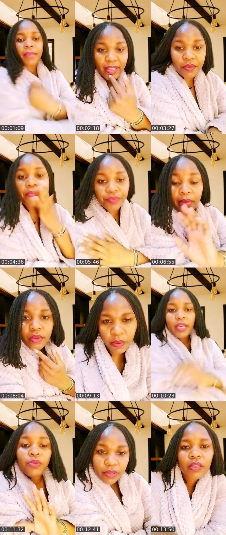Contact-sheet preview of Queenshee's Liveme recording