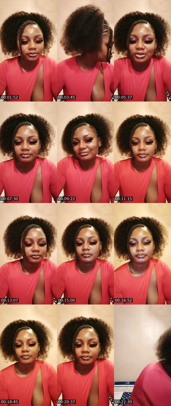 Contact-sheet preview of empress 🔥's Liveme recording