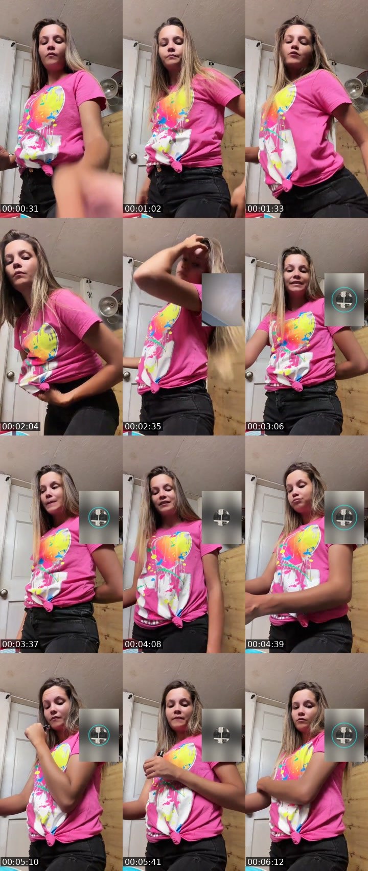 Contact-sheet preview of TenesseeBaddie420's Liveme recording