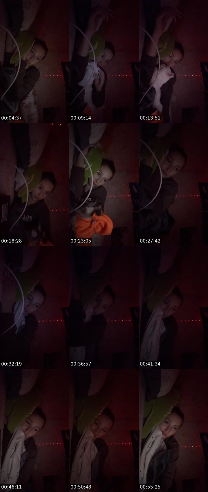 Contact-sheet preview of Conera_baby🐾's Liveme recording