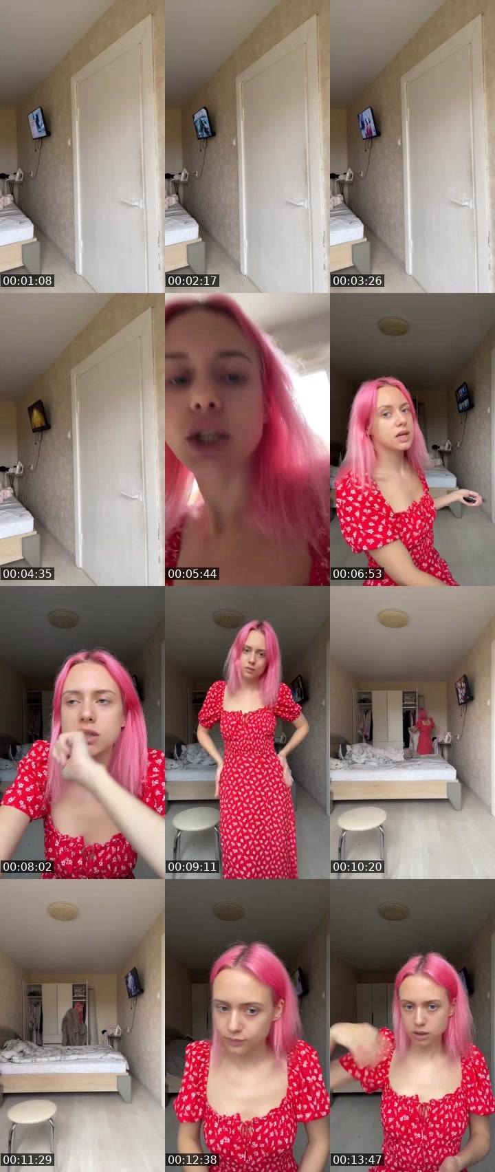 Contact-sheet preview of Olya_Pink🎀's Liveme recording