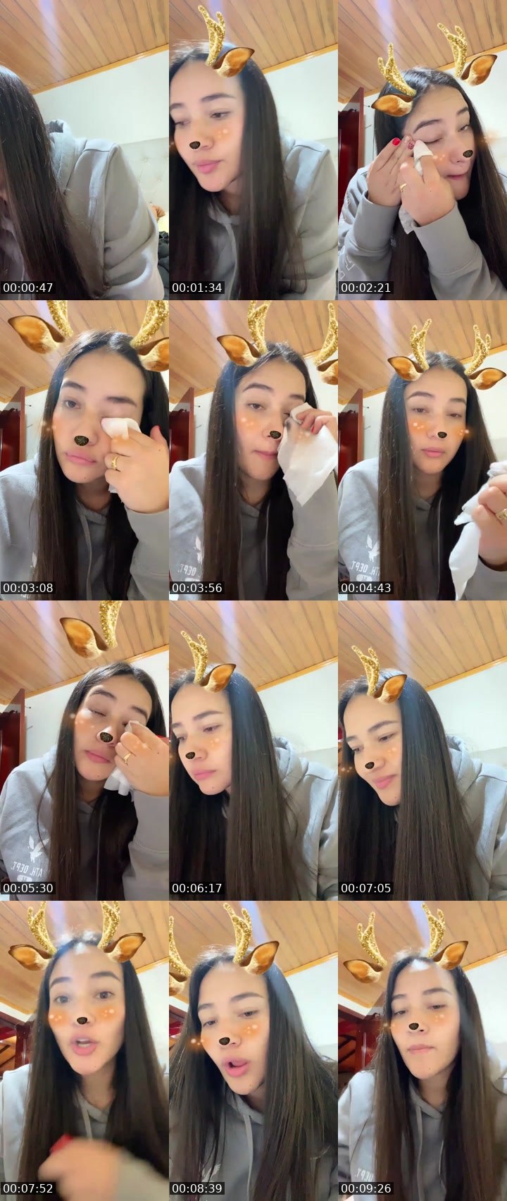 Contact-sheet preview of 50k🙏🏽❤️Cleopatra🪐's Liveme recording