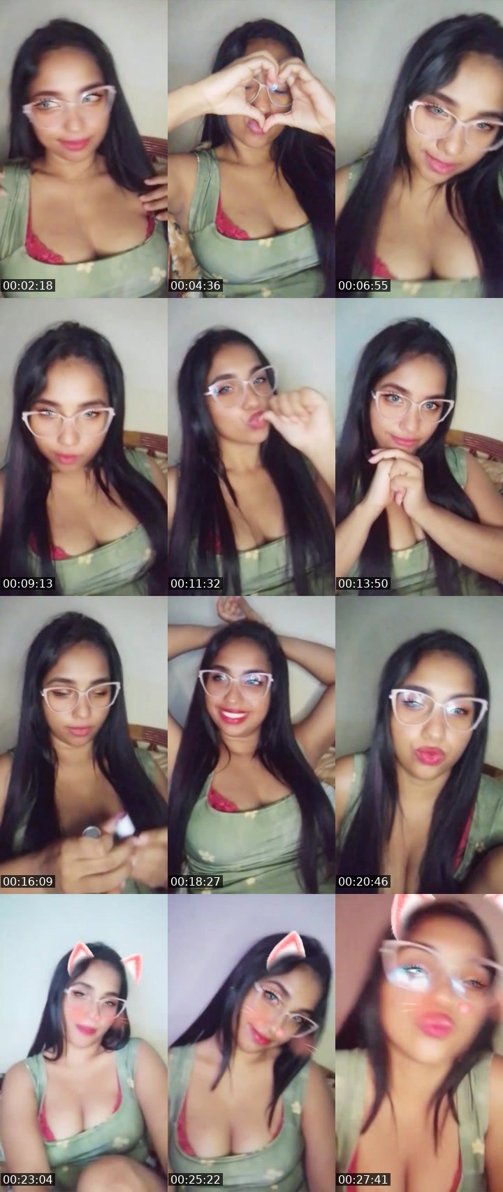 Contact-sheet preview of R🌺S🌺's Liveme recording