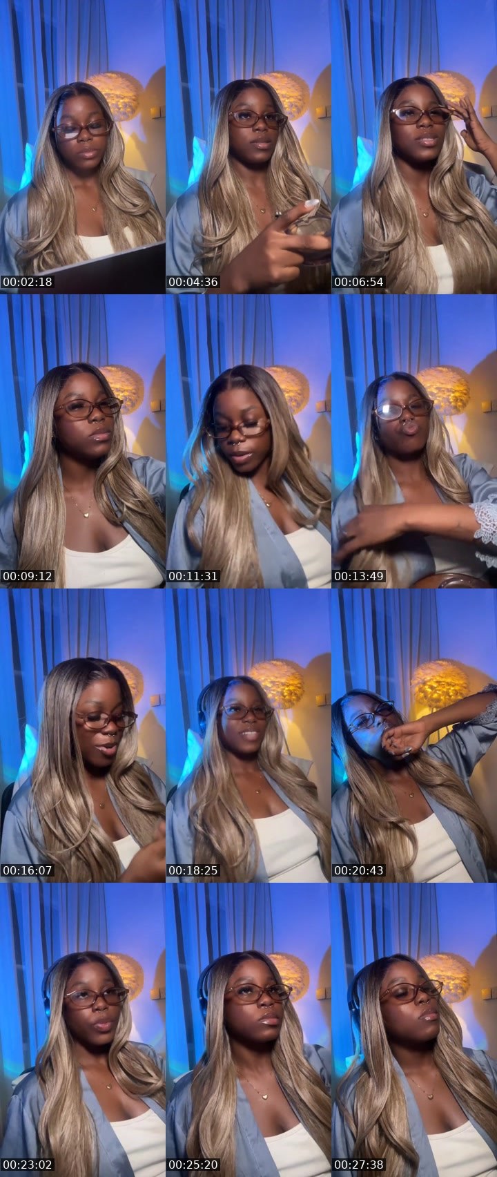Contact-sheet preview of MERCEDES♟️🍁's Liveme recording