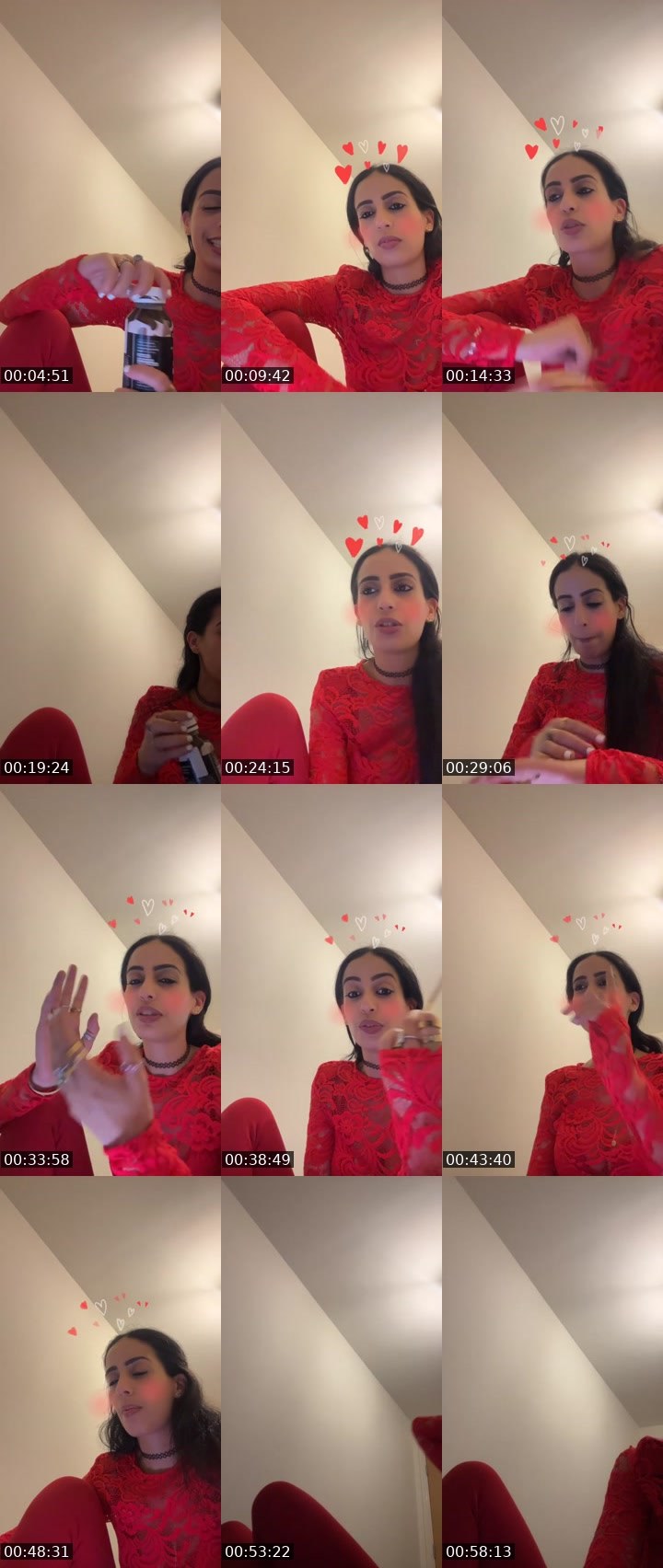 Contact-sheet preview of 𝐌𝐘𝐒𝐓𝐄𝐑𝐘 🐝's Liveme recording