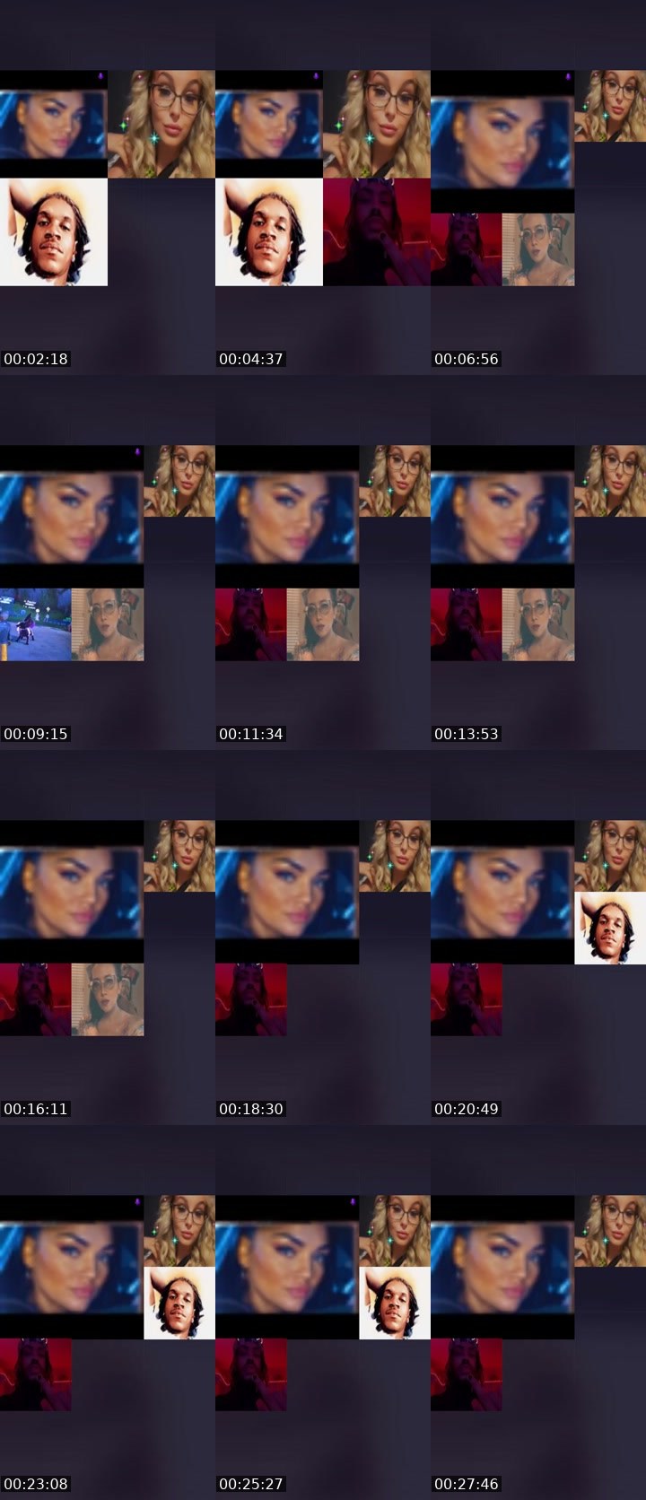 Contact-sheet preview of Buzzy✨'s Liveme recording