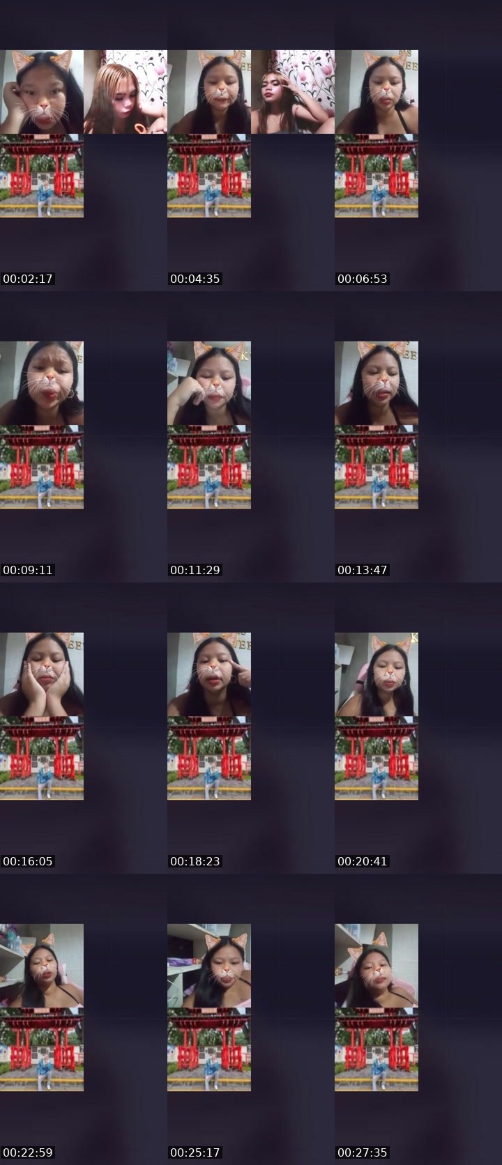 Contact-sheet preview of Ms.Kween🍒ELT(NP)'s Liveme recording