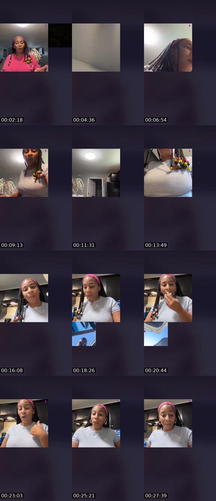Contact-sheet preview of Sommyumm's Liveme recording