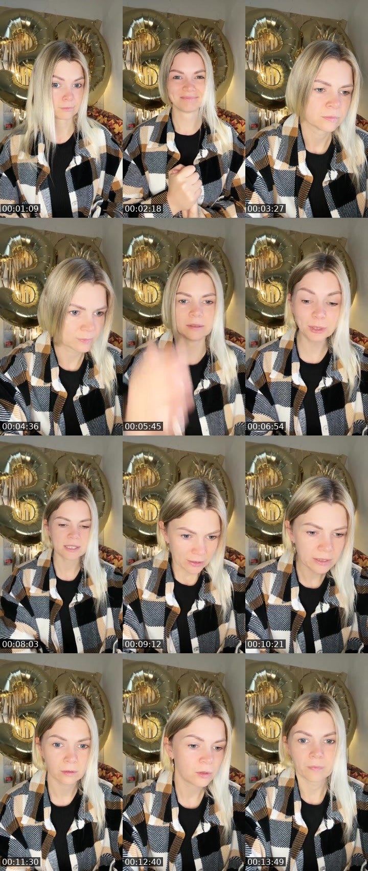 Contact-sheet preview of 🐨HELEN ㋡19🏔️'s Liveme recording