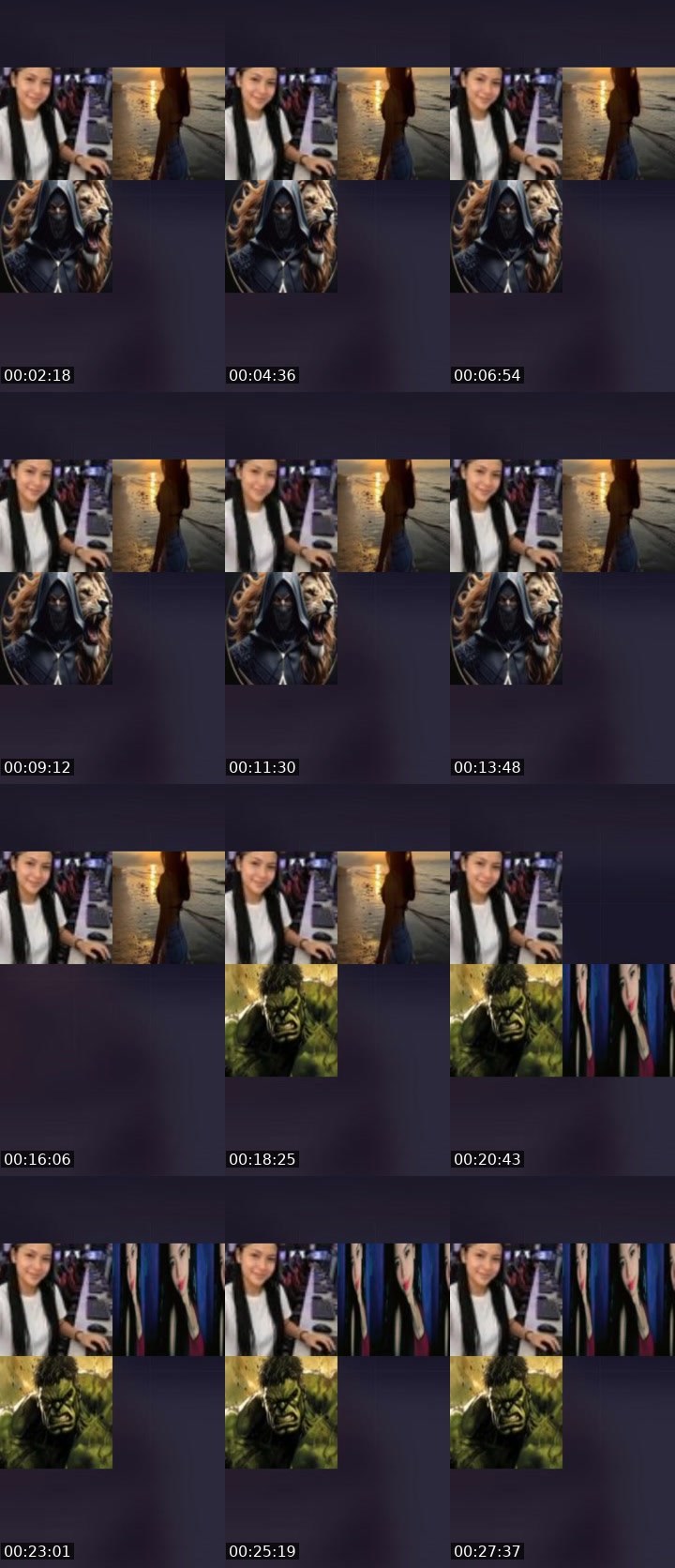 Contact-sheet preview of ＳａＲａｄｏ💯's Liveme recording