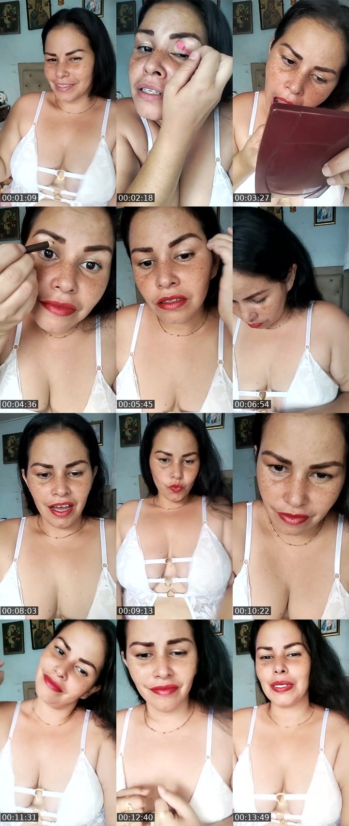 Contact-sheet preview of lisett👑's Liveme recording