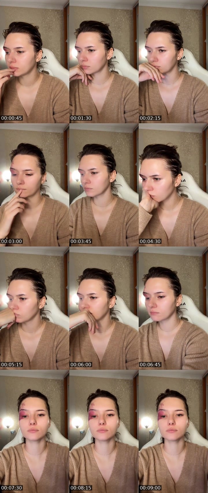 Contact-sheet preview of Krystyna💋's Liveme recording