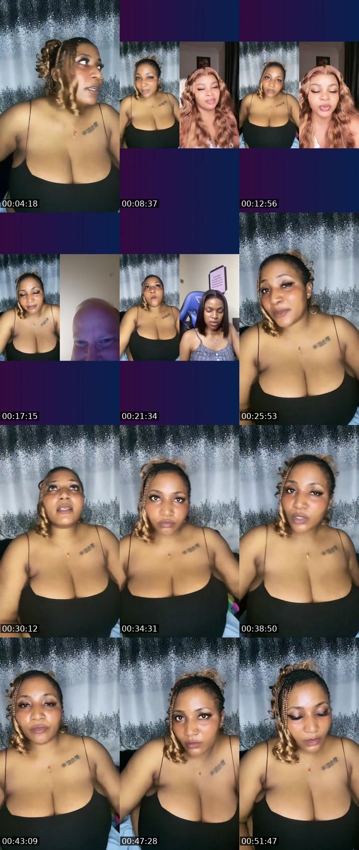 Contact-sheet preview of 🏦Big Sandy30🌹's Liveme recording