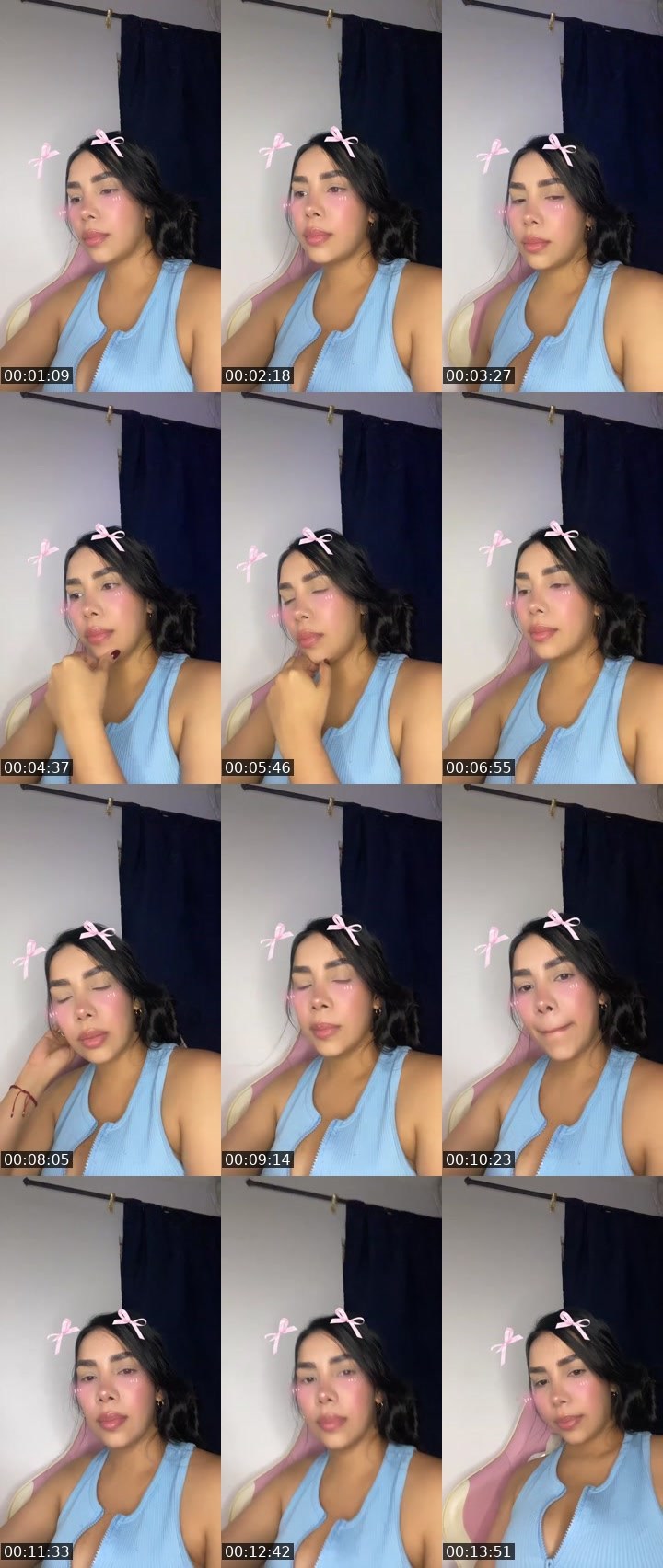 Contact-sheet preview of 👿𝒦 𝒜 𝑅 𝐼🌸's Liveme recording