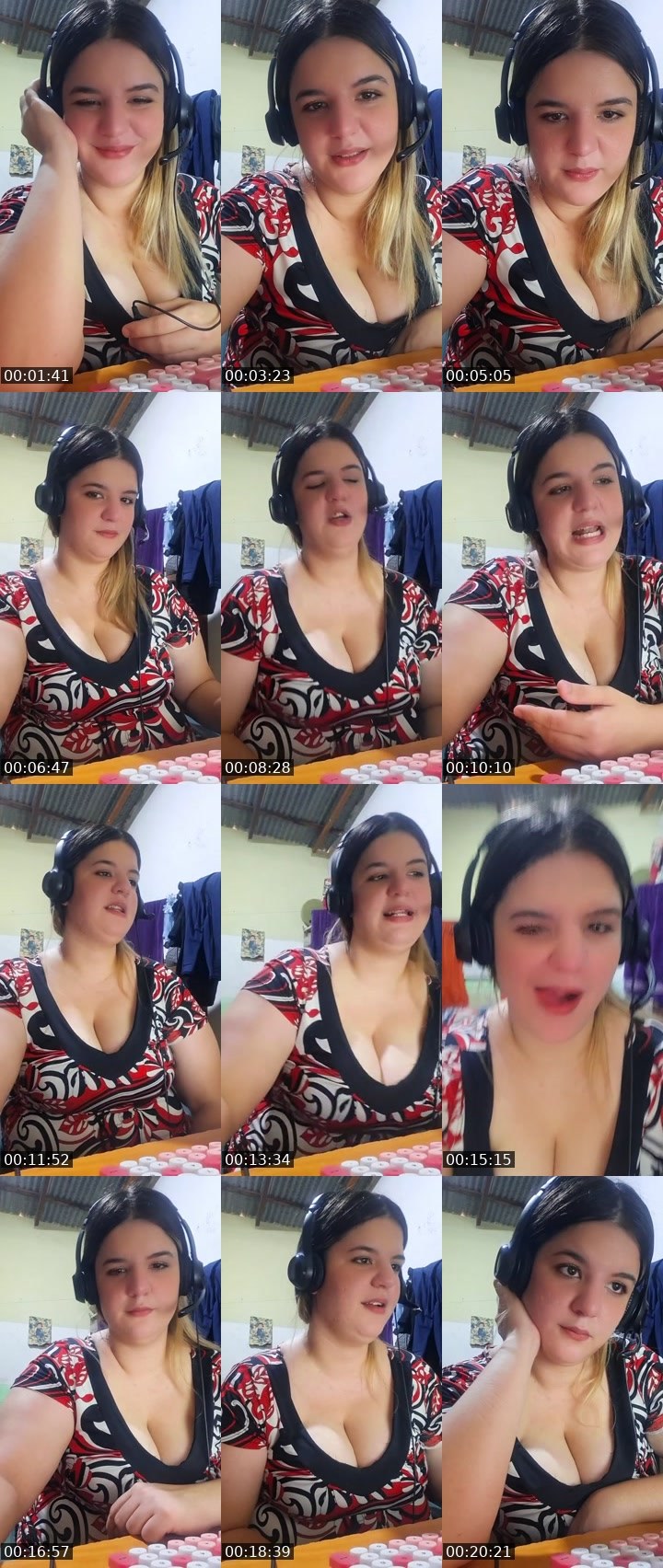 Contact-sheet preview of 🌈Barbie🔆's Liveme recording