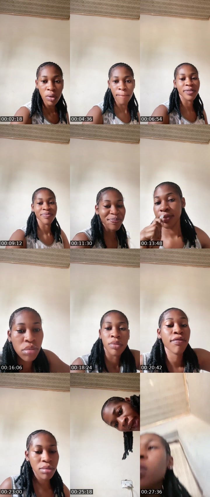 Contact-sheet preview of Lubaby🎭 🦁✯☞💜's Liveme recording