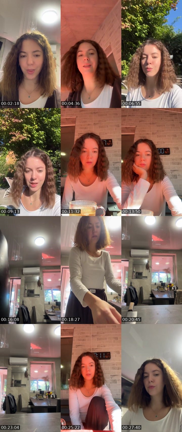 Contact-sheet preview of Eva Loves 💋's Liveme recording