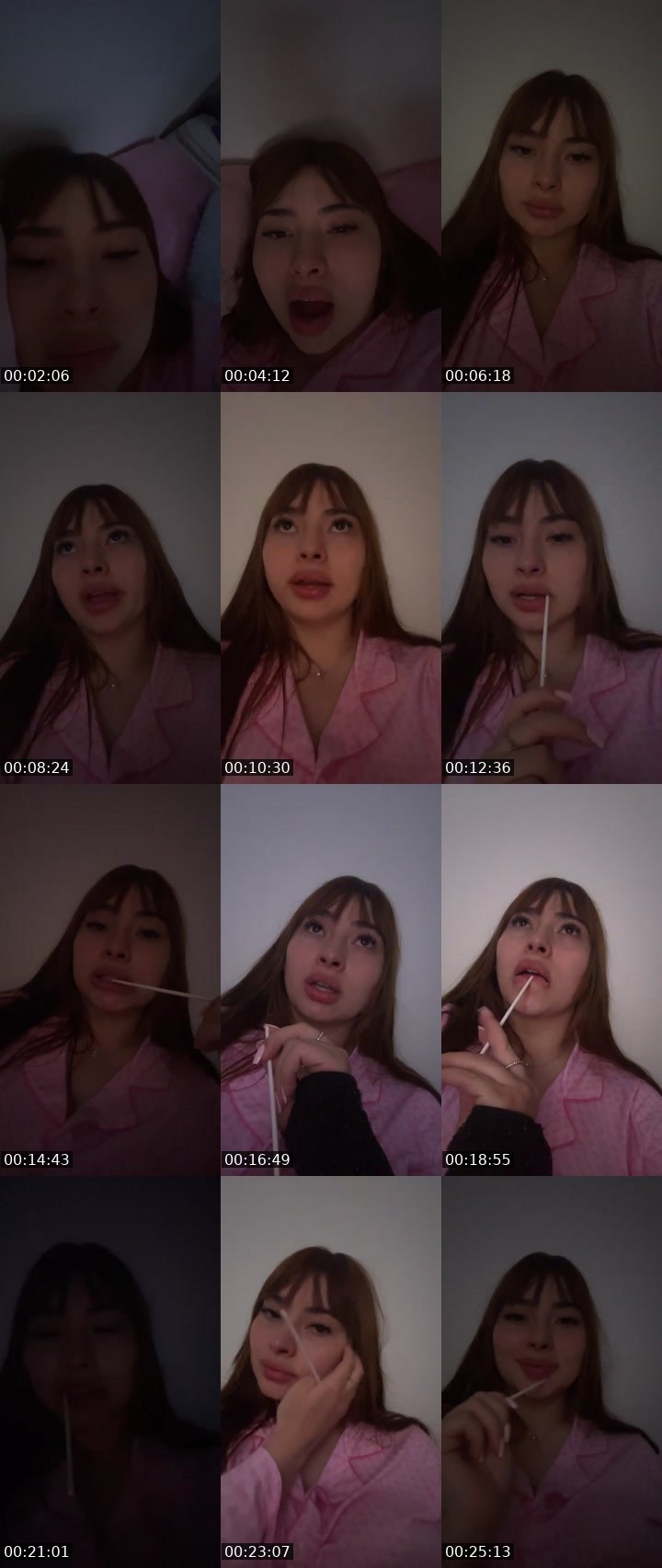 Contact-sheet preview of ImMariana's Liveme recording