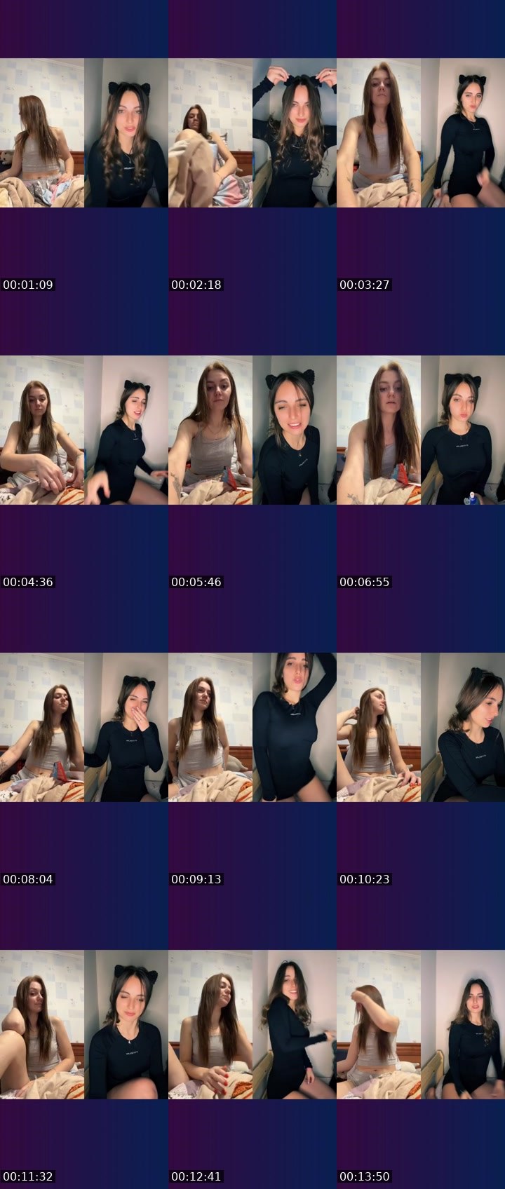 Contact-sheet preview of 𝓢𝓮𝓬𝓻𝓮𝓽 𓆩♡𓆪's Liveme recording