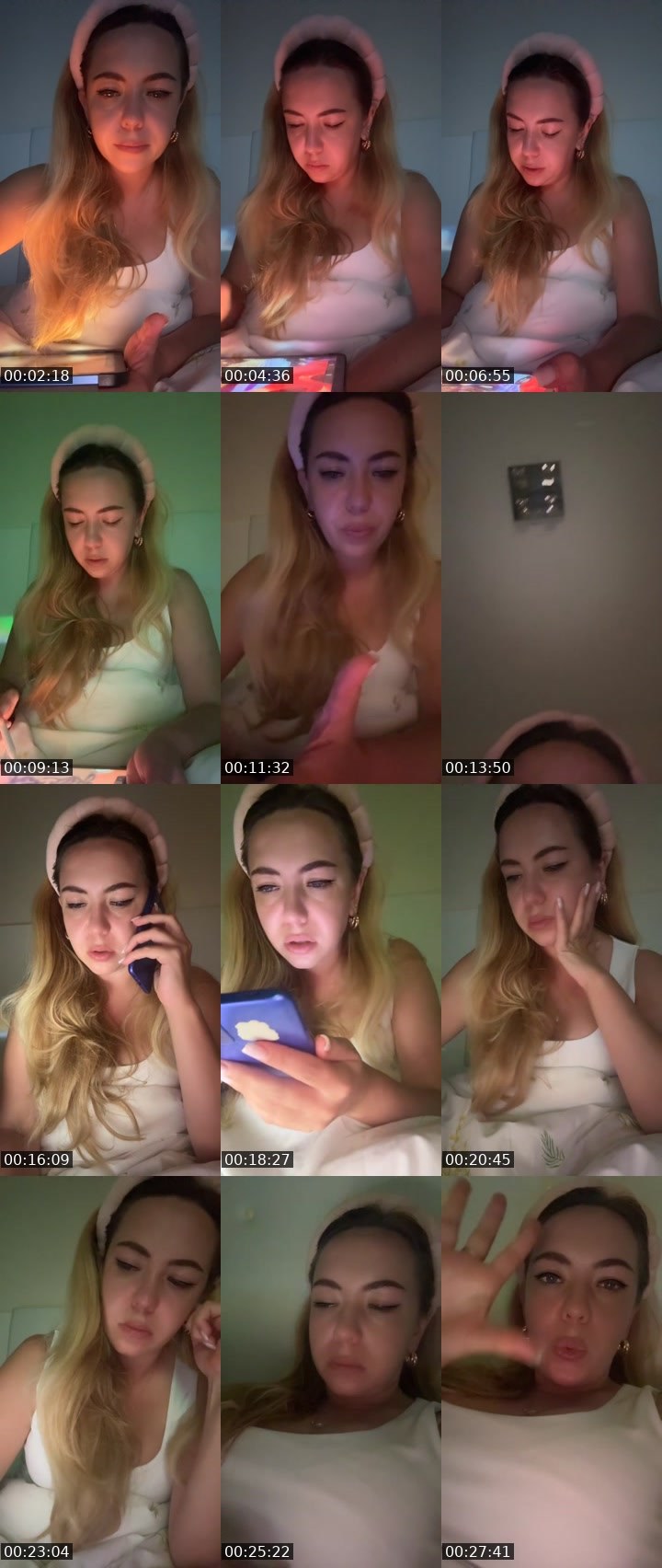 Contact-sheet preview of 💛SirenTatiana🩵's Liveme recording