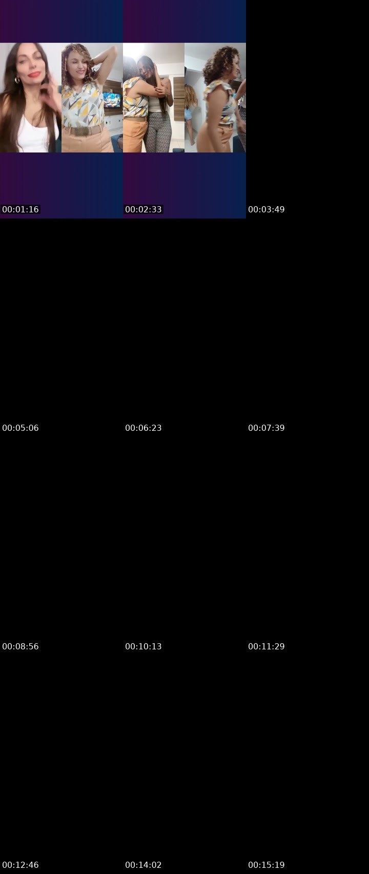 Contact-sheet preview of Maeva 🥂's Liveme recording
