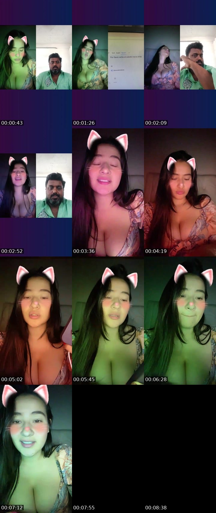 Contact-sheet preview of 50k🔥🙏🏽Cleopatra🪐's Liveme recording