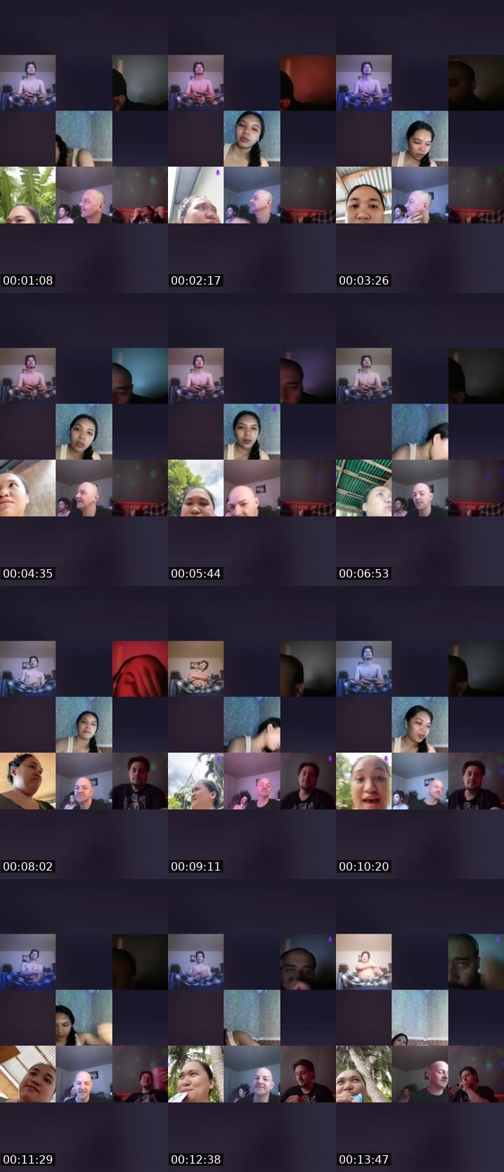 Contact-sheet preview of 👸🏻🪬Camze🧚🔵💋's Liveme recording