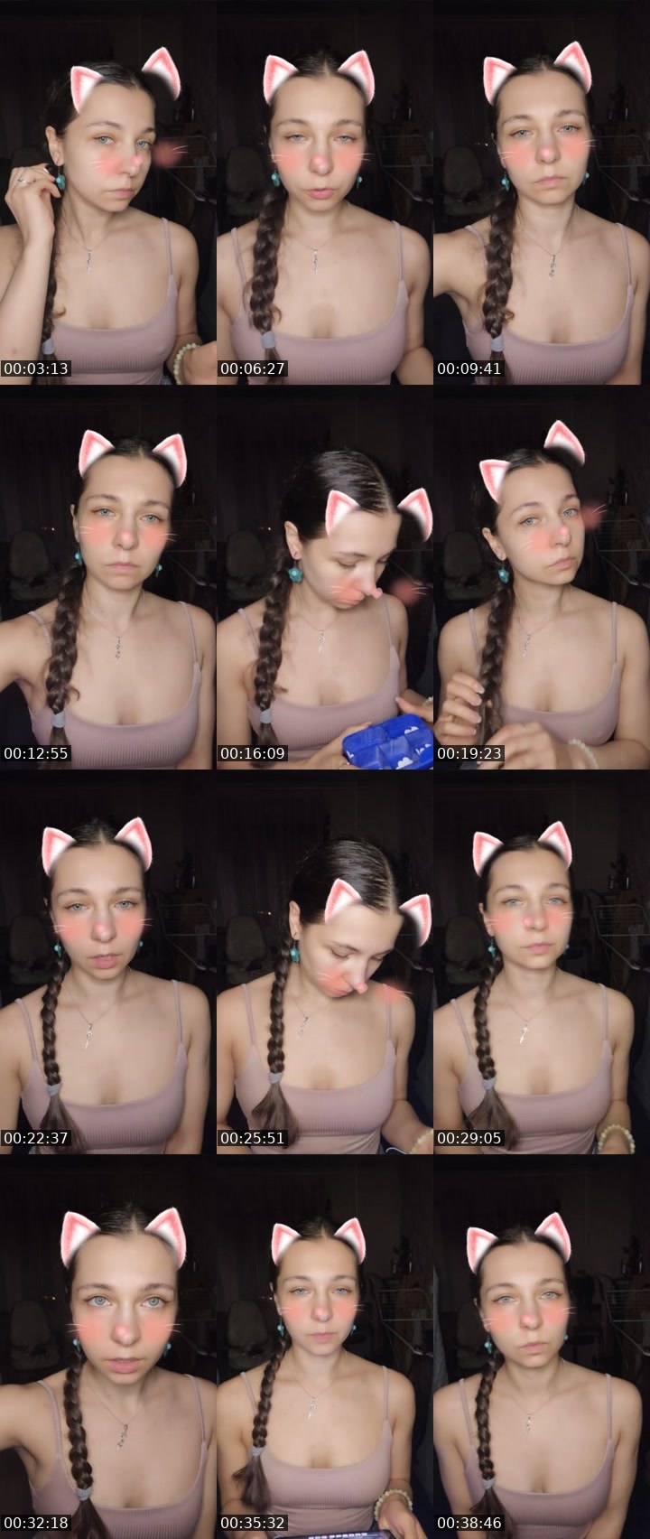 Contact-sheet preview of 12k💜Petite Paposh's Liveme recording