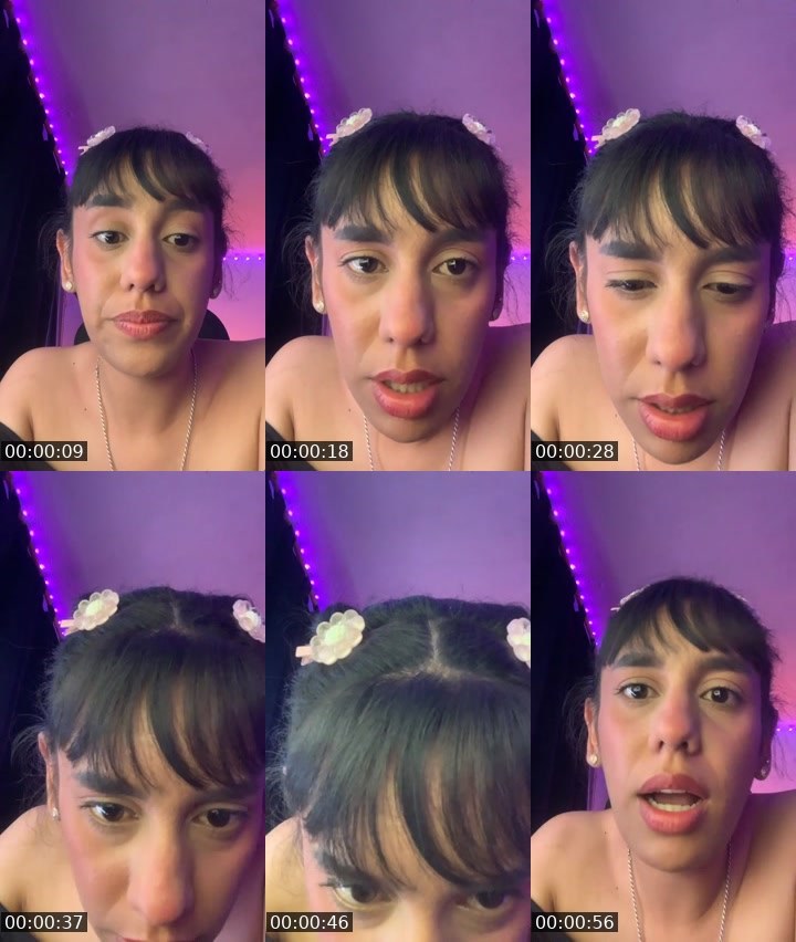 Contact-sheet preview of Sara Pink's Liveme recording