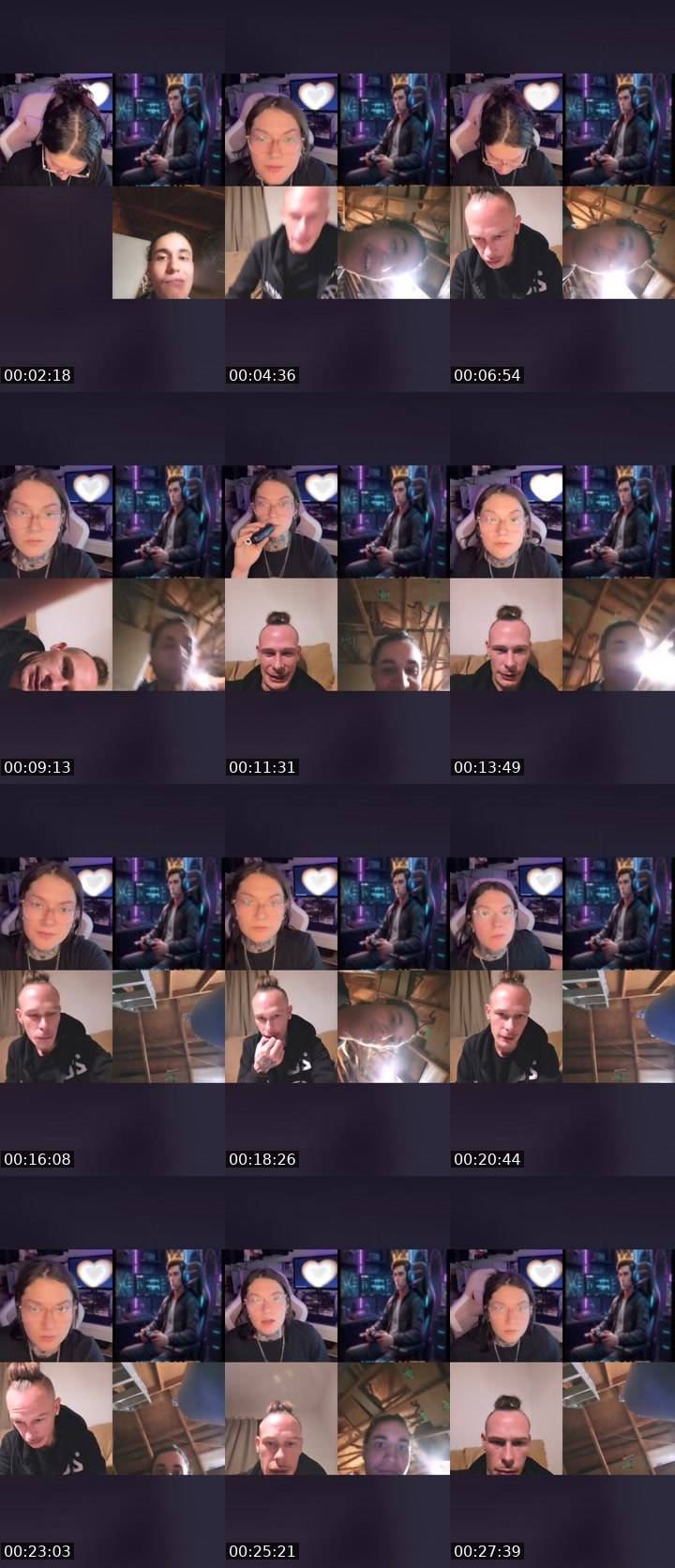 Contact-sheet preview of ✧ርᎧᗰᗴT🤍༞'s Liveme recording