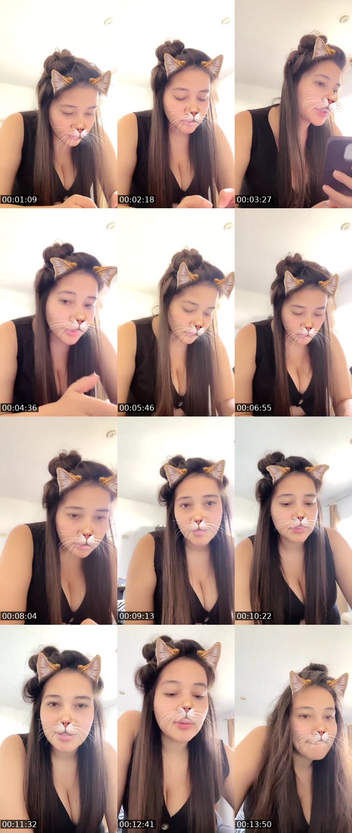 Contact-sheet preview of Cleopatra🪐🧸🔥's Liveme recording