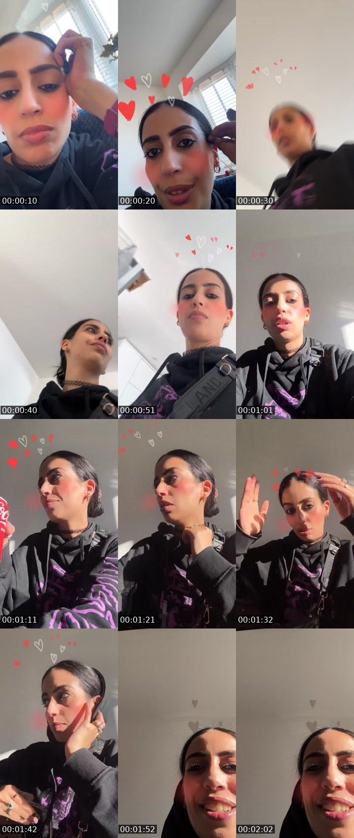 Contact-sheet preview of 𝐌𝐘𝐒𝐓𝐄𝐑𝐘 🐝's Liveme recording
