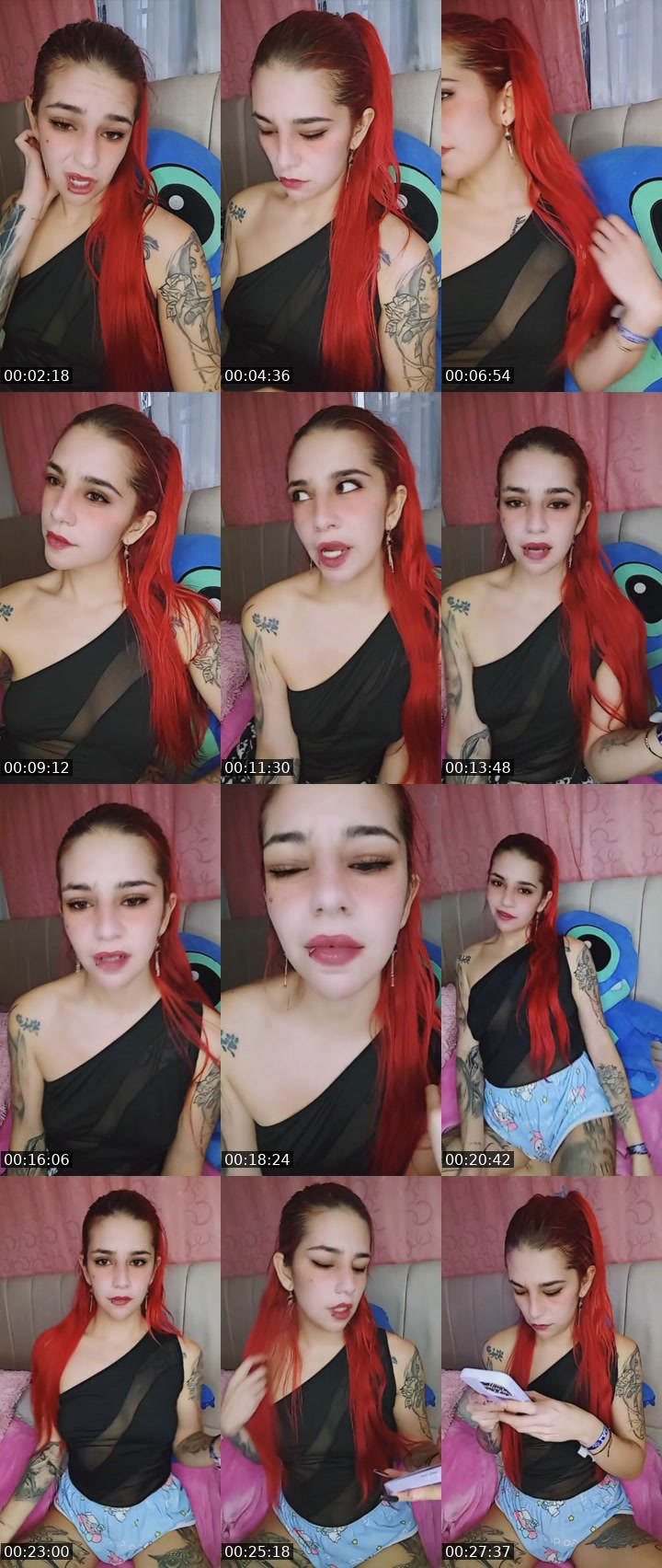 Contact-sheet preview of 🌐𝒜zulita🧸✨'s Liveme recording