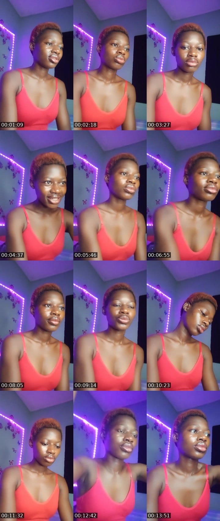 Contact-sheet preview of bhagyamelish🎯's Liveme recording