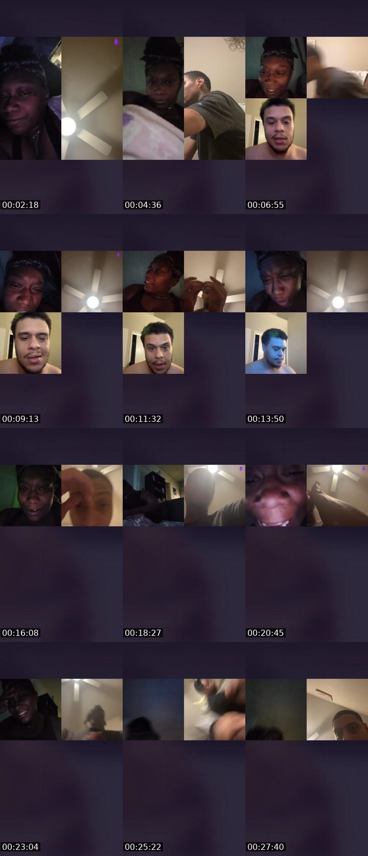 Contact-sheet preview of Roro2Pretty😘's Liveme recording