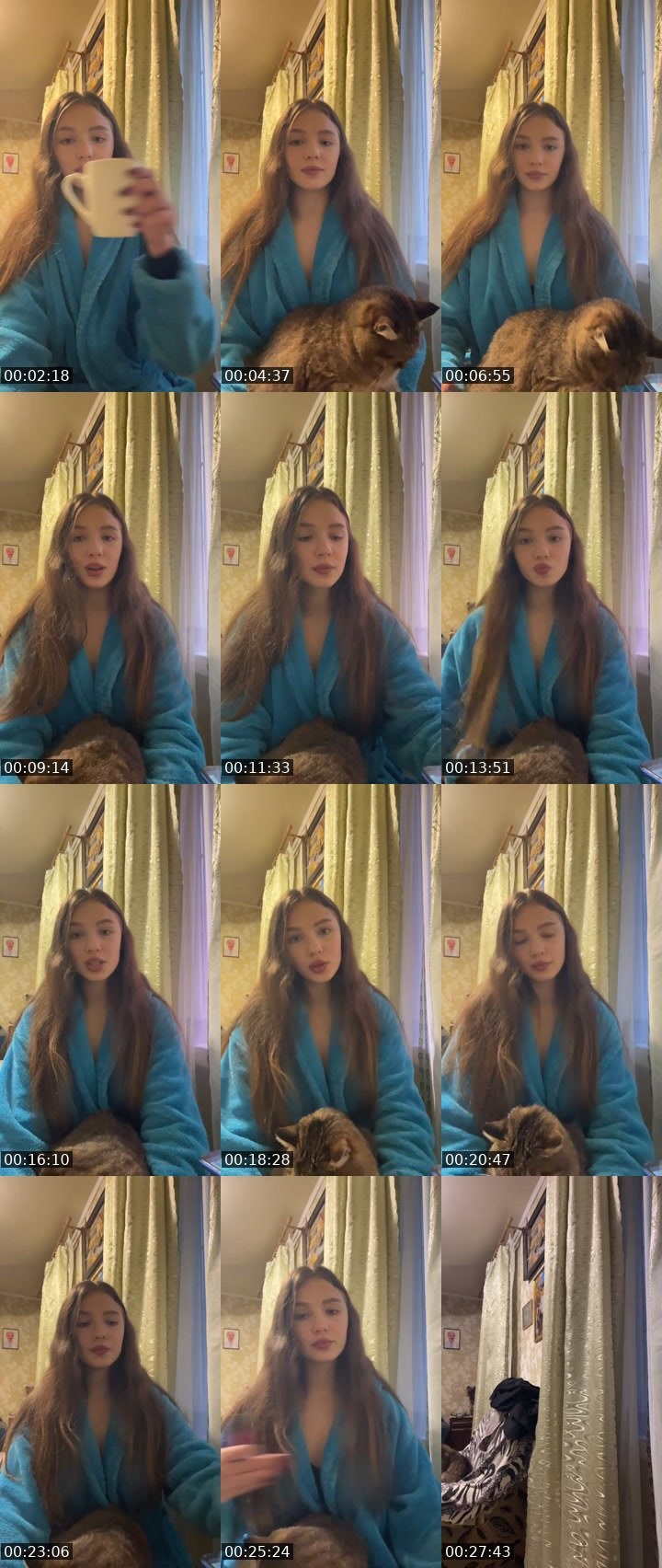 Contact-sheet preview of Roxy👾's Liveme recording